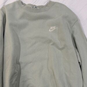 Nike Light Green Crewneck Sweater